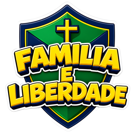 Figurinha da campanha: Família e liberdade