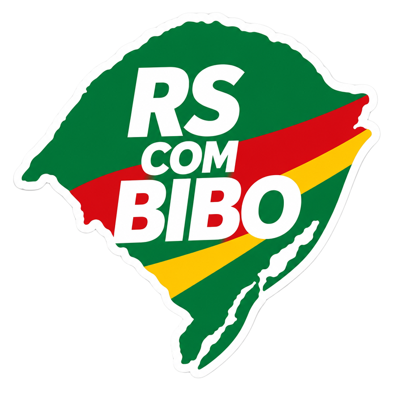 Figurinha da campanha: RS com Bibo