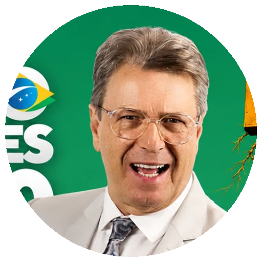 Figurinha oficial da campanha: Bibo Nunes (foto)