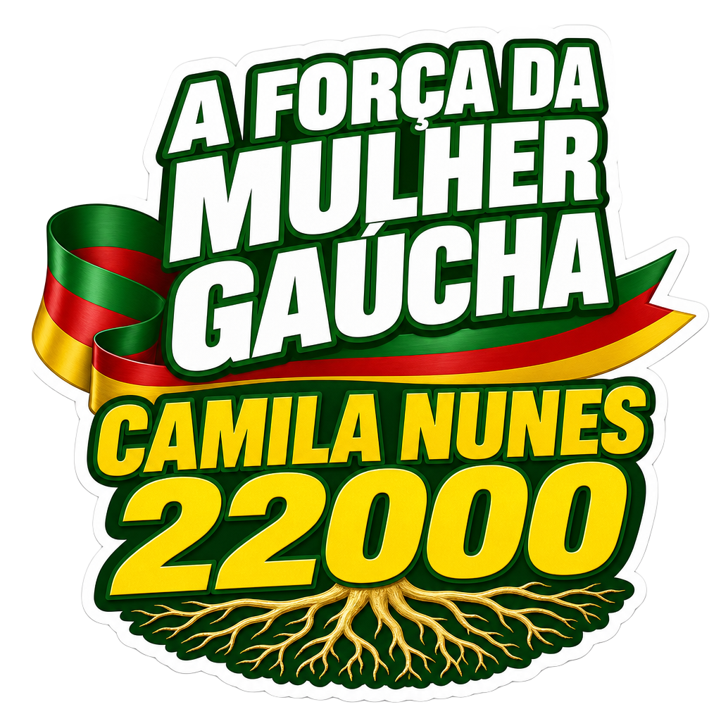 Figurinha da campanha: A força da mulher gaúcha — Camila 22000
